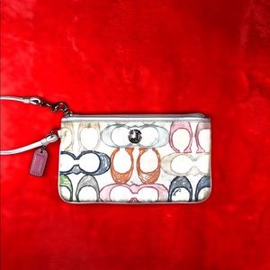 Colorful Coach Wristlet